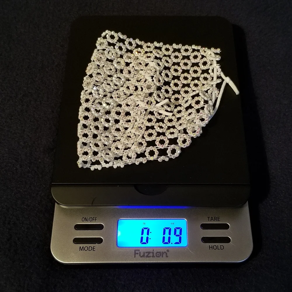 Rhinestone Fashion Face Mask